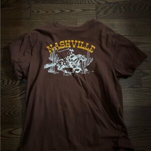 Nashville Brown Graphic T-Shirt